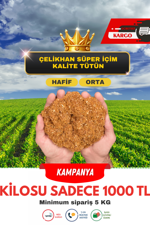 ÇELİKHAN SÜPER LÜKS  İÇİM KALİTE TÜTÜN