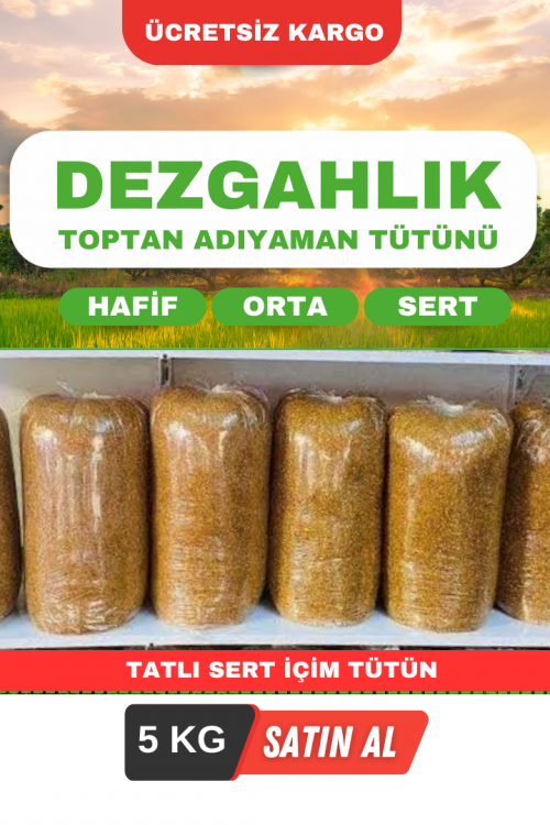 TATLI SERT İÇİM TOPTAN ADIYAMAN TÜTÜNÜ -   ( Minimum 5 KG'dan başlar , birer kilo olarak artar )